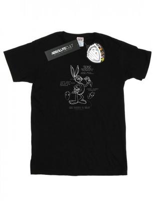 Mens Bugs Bunny Drawing Instruction T-Shirt
