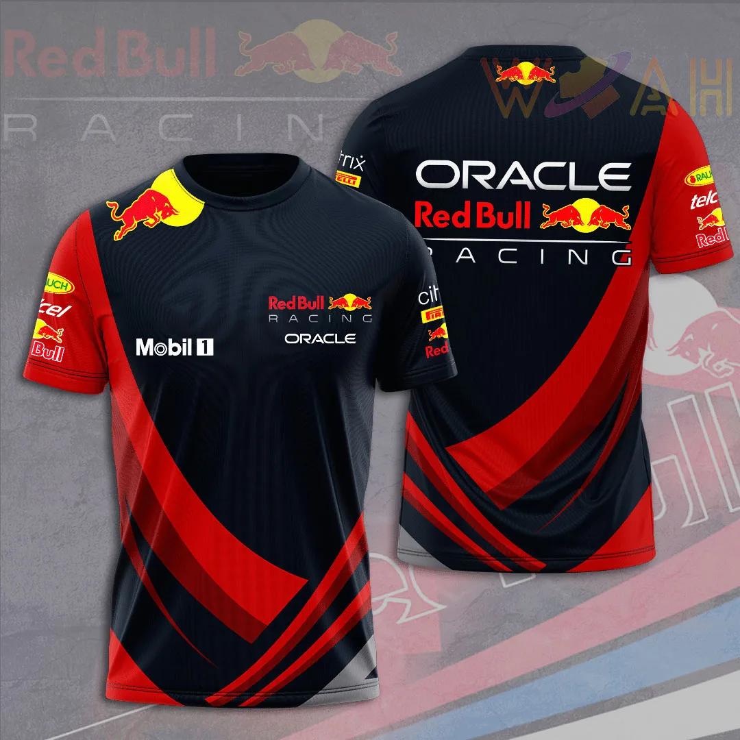 Bobby 2 Red Bull Print Hot Selling Outdoor Hardloop Sport T-shirt Heren Zomer Racepak Red Bull Merk Fiets Trainingspak L