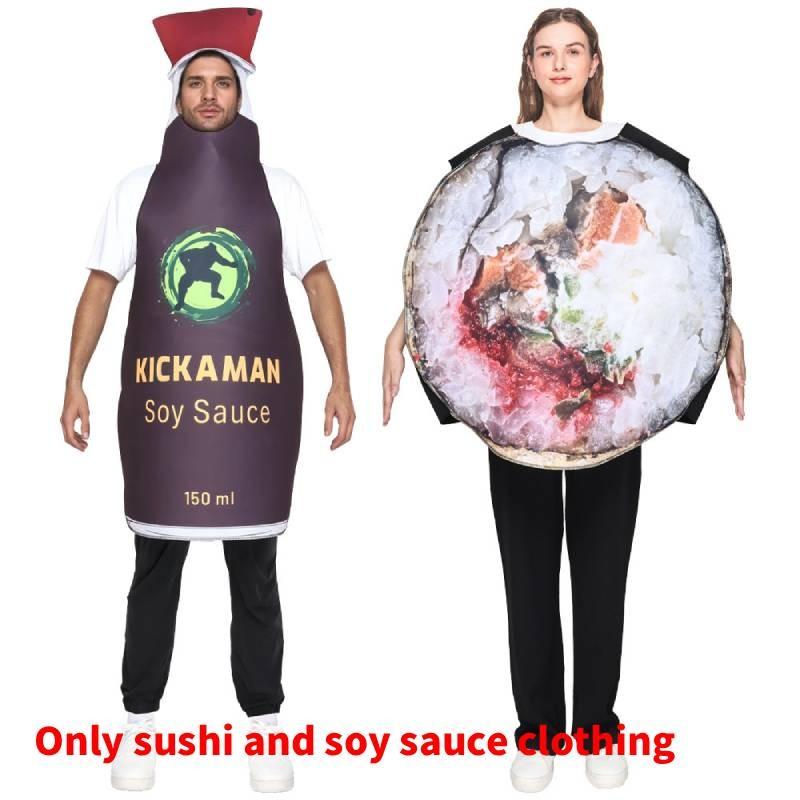 And Sushi Soy Sauce Combination Set Halloween Party And Costumes Performance