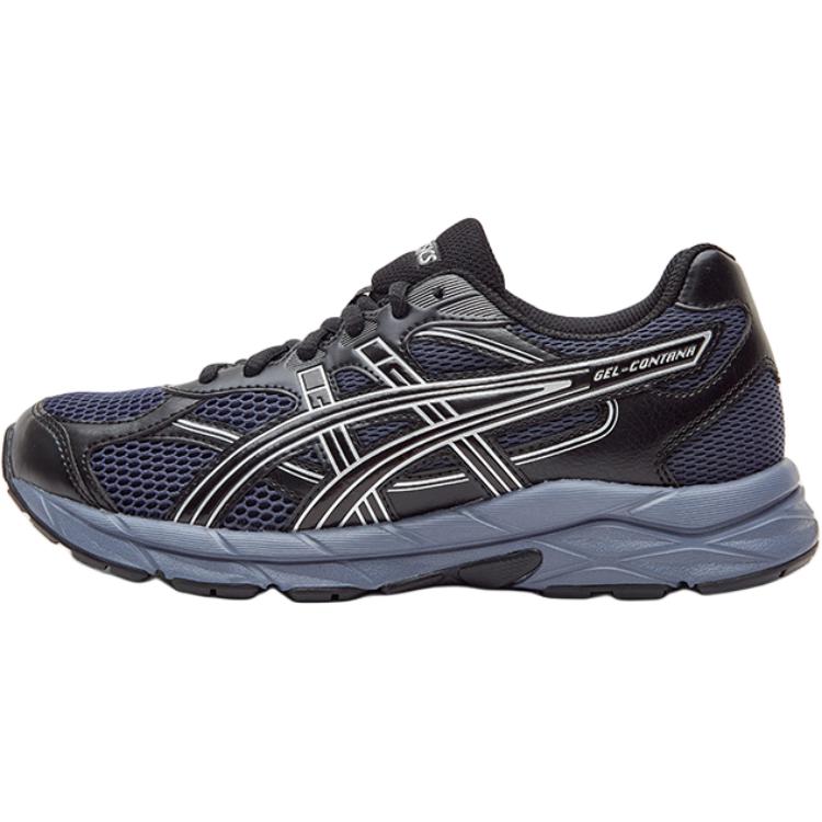 ASICS GEL CONTANA GS Low top Kids  Running Shoes Black/Blue Unisex 1014A371-401 38
