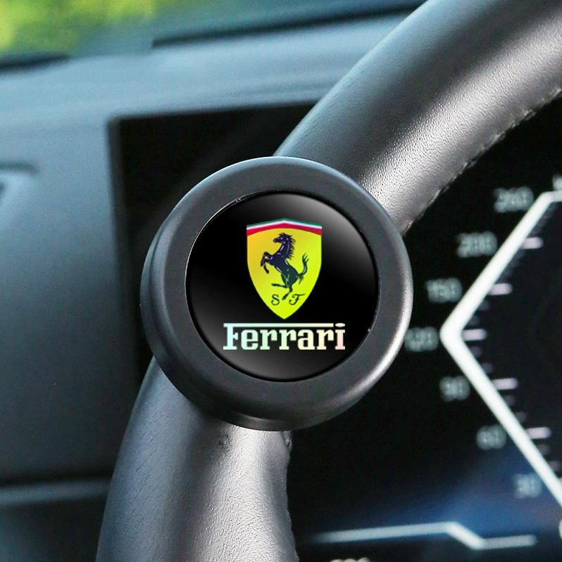 

New 360 Steering Wheel Knob Ball Auto Spinner Knob Car Steeringbooster For Ferrari SP1 812 F40 SF90 458 488 599 612 FF F12