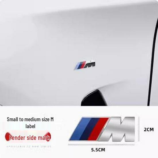 Compatible Grille & Fender Emblem for BMW 1, 3, 5 Series, X1, X2, X5, X6, M3