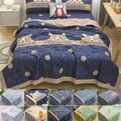 2024 Cool Water Wash Doppelkombination Sommer Cool Quilt Kalte Klimaanlage Dünne Decke Wohnkultur