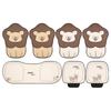 Cute Line Dog Breathable Summer Universal Car Seat Cover Cartoon Puppy Four Seasons Universal Seat Cushion