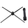 Portable Metal Lightweight Clarinet Flute Oboe Folding Support 4 Feet Stand Accessory