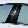 2Pcs Car Logo Center Pillar Protective Film Anti-scratch Sticker Decal For Volkswagen B5 B6 B7 T4 T5 Golf 4 5 6 7 Polo Passat Tiguan Jetta Gol