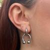 New Exaggerated Horseshoe Clip Earrings Fashion Simple Elegant Punk Stud Earbob Trendy Jewelry Accessories for Both Men Women