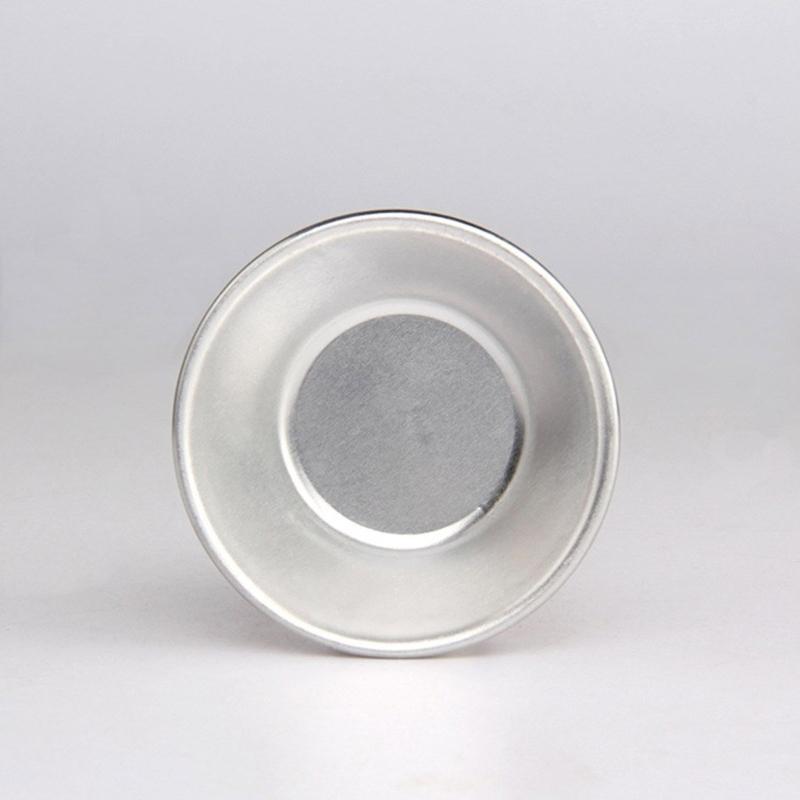 50pcs Practical Aluminum Tartlet Molds Aluminum Eggs Tart Molds Round Nonstick Bakewared For Pie And Dessert