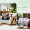 Orchid Cushion Pillowcase Printed Polyester 45X45Cm Throw Pillowcover Decorative Sofa Cushion Pillowslip Home Decor