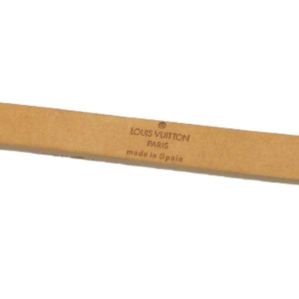 LOUIS VUITTON Saintur belt Leather beige Women LB0021 Used