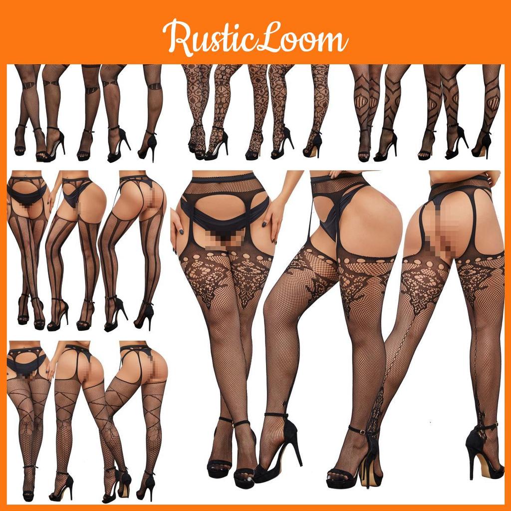Stockings Sex For Women With Stretchy Fishnet Design Crotch Socks Fashion Gift