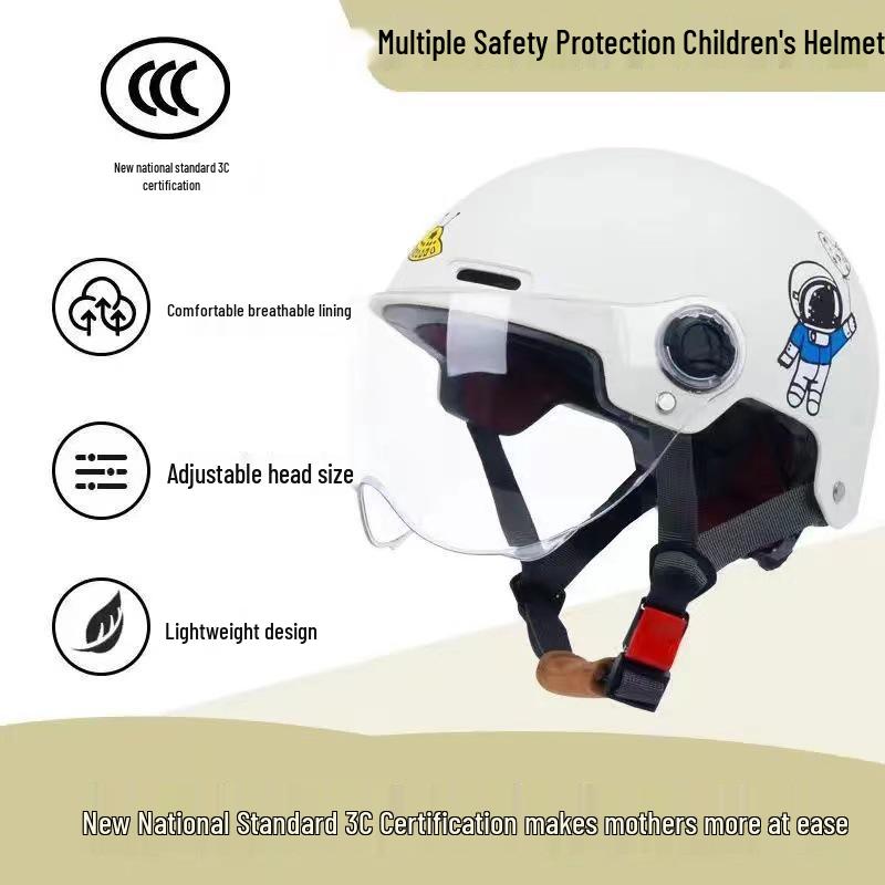 Kindersicherheitshelm 3C-Standard für Elektroroller - Universell passend für alle Jahreszeiten