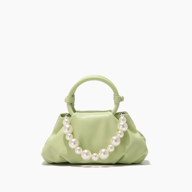 Trendy and Unique Design Pearl Bag for Women 2024 Summer New Fashionable Crossbody Bag Internet Celebrity Shoulder Underarm Bag