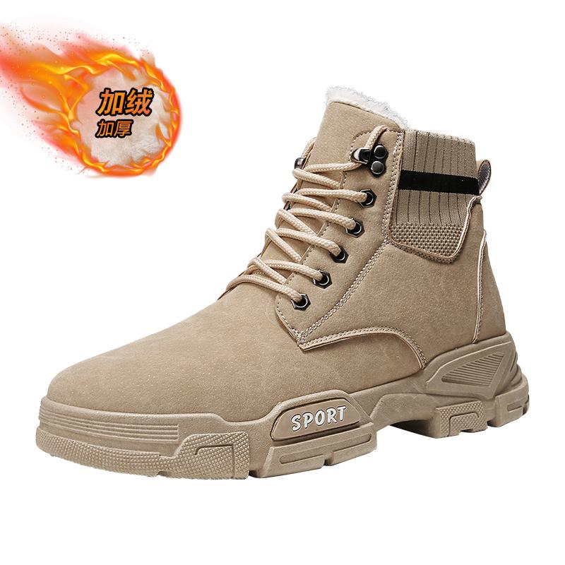 Winter  Men  New Fashion Style Warm Casual Shoes Thick Sole Comfortable Leisure Sports Shoes