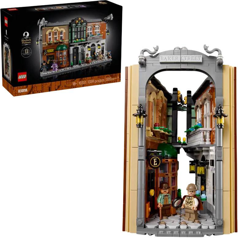LEGO Sherlock Holmes Book Corner Building Blocks 1359pcs 10351 ABS 10351-ABS