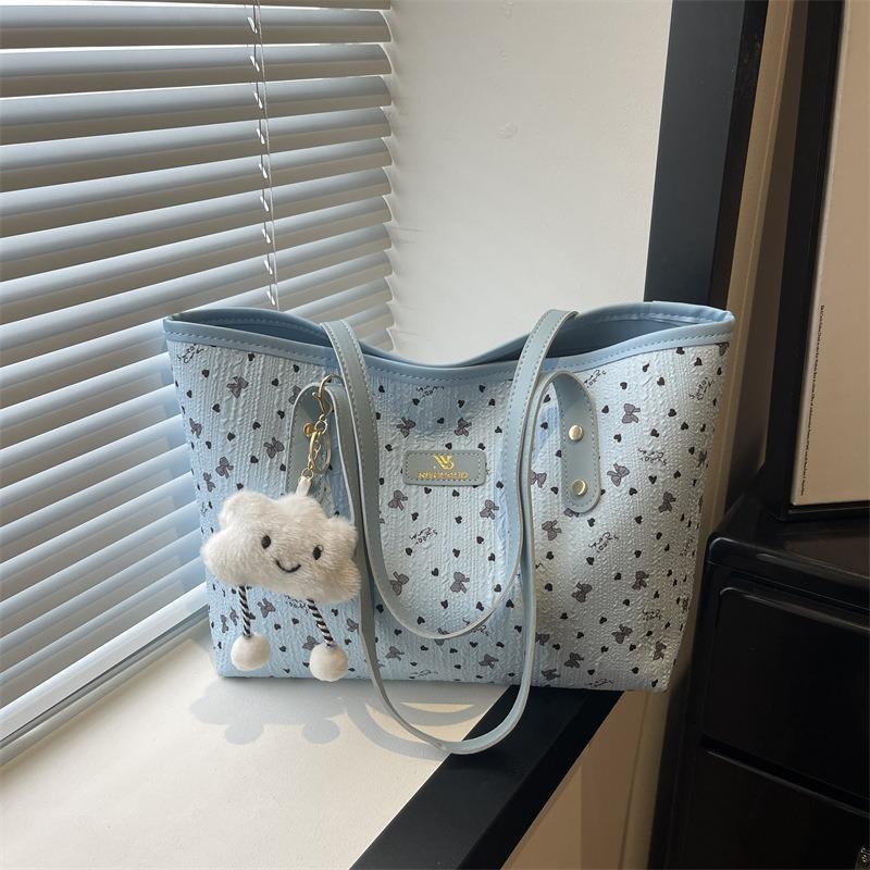 Personality simple large-capacity bag women's fashion casual texture shoulder bag spring women's tote bag