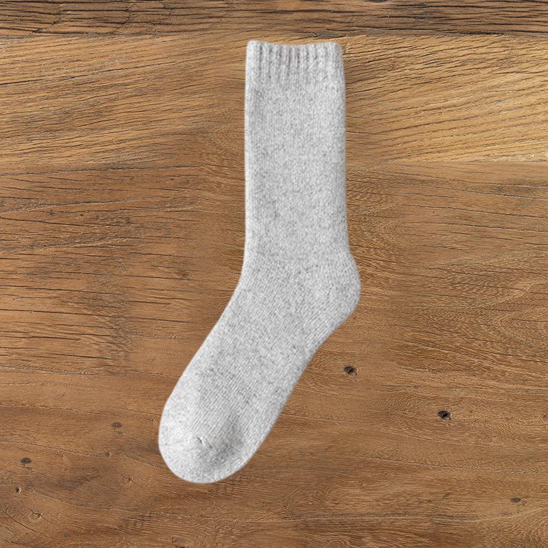Women's Mid-Calf Anti-Pilling Thick Terry Floor Socks - Warm for Autumn & Winter.