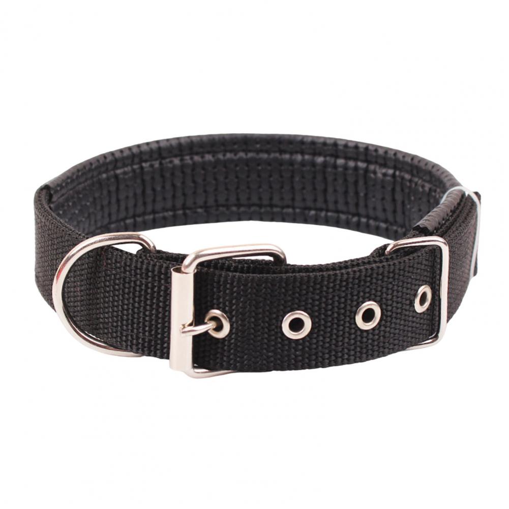 Dog Collars Nylon Adjustable Dog Neck Circle Longlasting Pet Neck Strap With Traction Ring Teddy Keji Pitbull Pet Supplies
