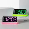 Night Light Digital Alarm Clock Electric Desk Clock with Snooze Date Loud Alarm Day of Week for Living Room Bedroom