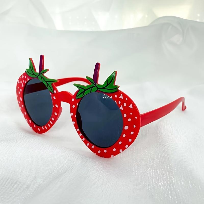 1 Stück Neuheit Erdbeerförmige Brille, Niedliche Lustige Themenbrille für, Geburtstag, Street Style, Treffen mit Freunden, Foto Requisiten für den Alltag