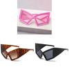 Black Full Frame Cat Eye Sunglasses With Uv400 Protection For Outdoor Travel And Stylish Occasions
