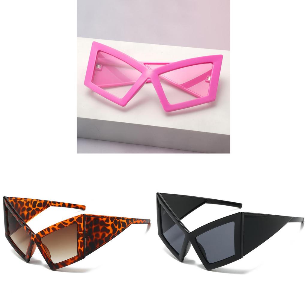 Black Full Frame Cat Eye Sunglasses With Uv400 Protection For Outdoor Travel And Stylish Occasions