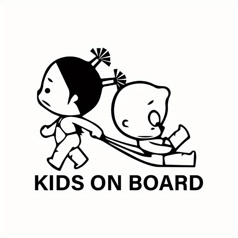Warnung Kinder Autofenster Auto Außen Zubehör Vinyl Aufkleber,