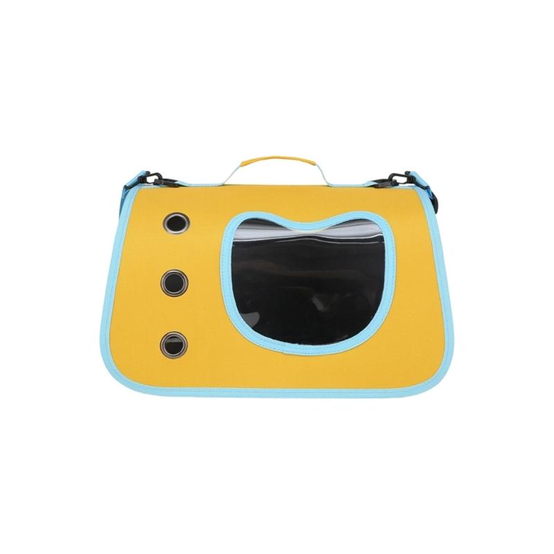 

Portable Water Resistant Pet Carriers With Breathable Large Opening For Dog And Cats Adjustable Shoulder Strap Size жёлтый