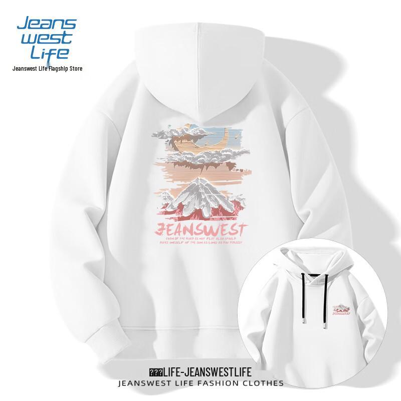 JEANSWEST LIFE Unisex Heavyweight Hooded Sweatshirt