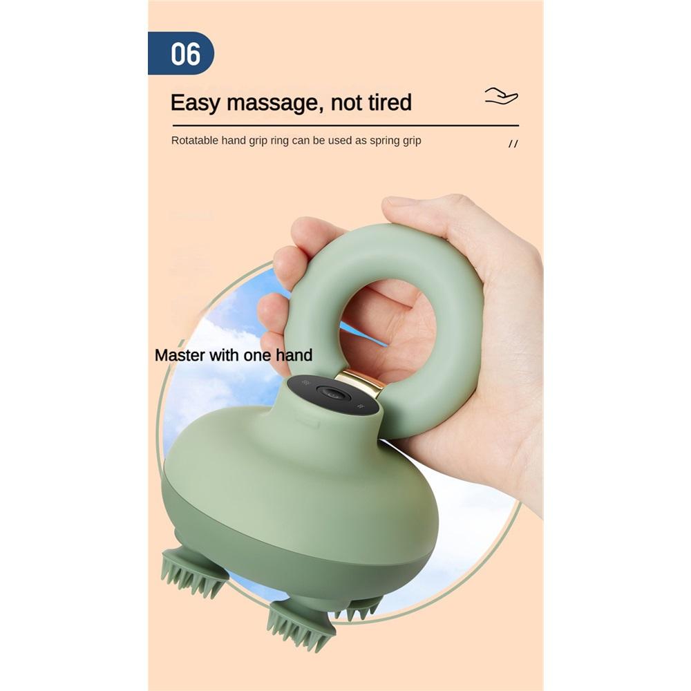 Smart Scalp Massager IPX7 Waterproof Head Massage Claw Electric Fully Automatic Pet Massager