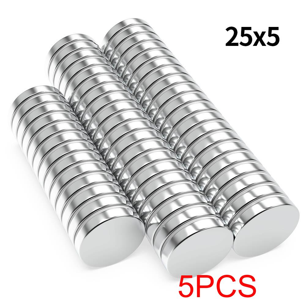Super Strong Neodymium Magnet N35 NdfeB Permanent Magnetic Imanes Round Powerful Magnets Refrigerator Magnet  5x5/8x5/20x5/25x5