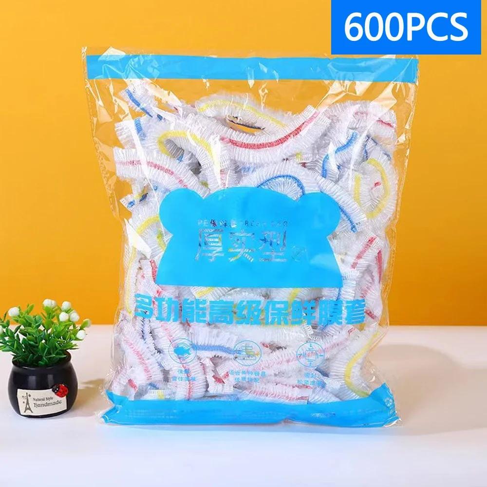 50-2000Pcs Colorful And White Disposable Food Grade Fresh-Keeping Food Cover Grade Fruit Vegetable Storage Bag Kitchen Accessories