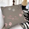 Cute Cat Paw Pillow Case Fashion Square Pillowcase Bedroom Sofa Room Ins Decoration Leisure
