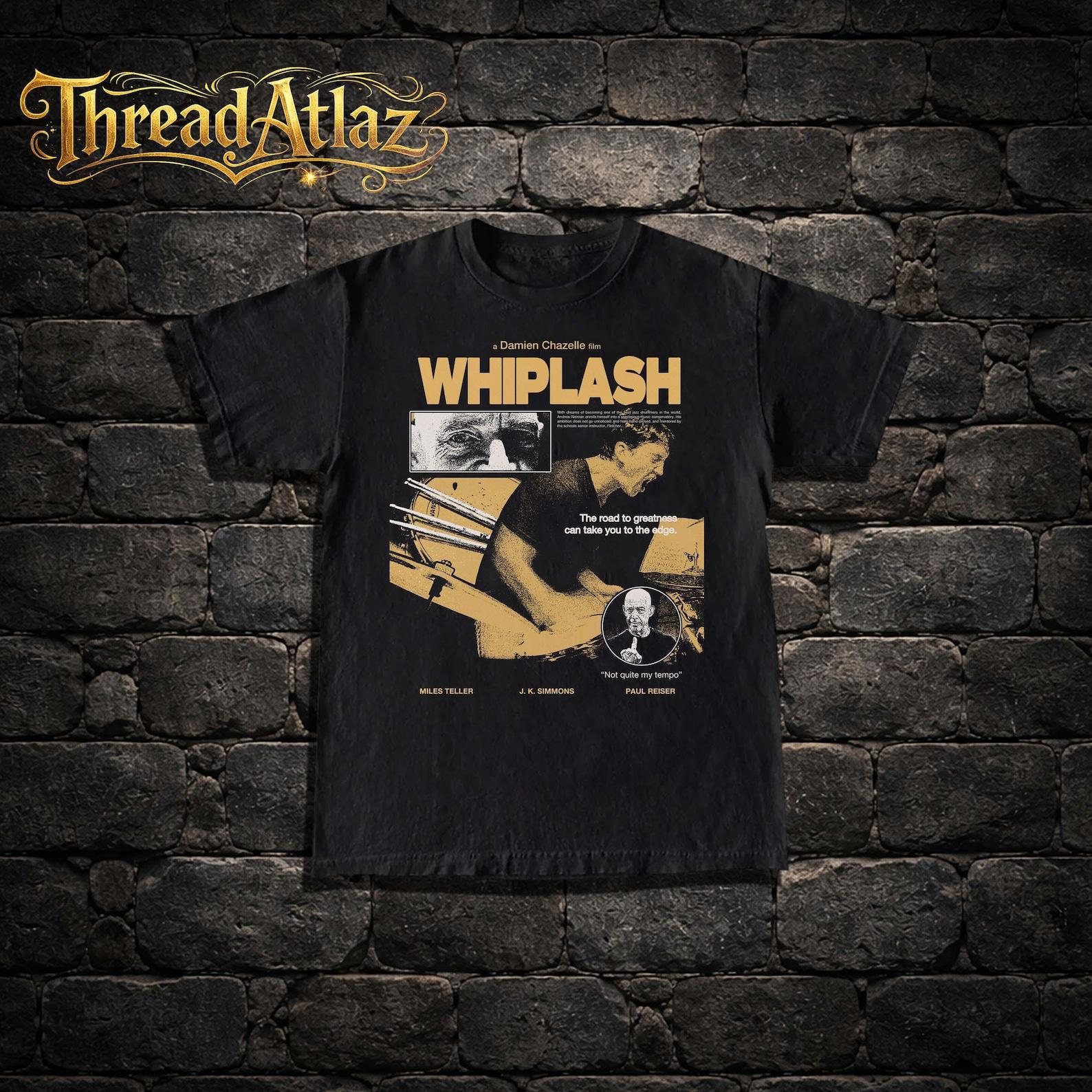 Vintage 90s Whiplash Movie Shirt, Whiplash T-Shirt, Retro Graphic Tee, Pop Culture Gift 4XL