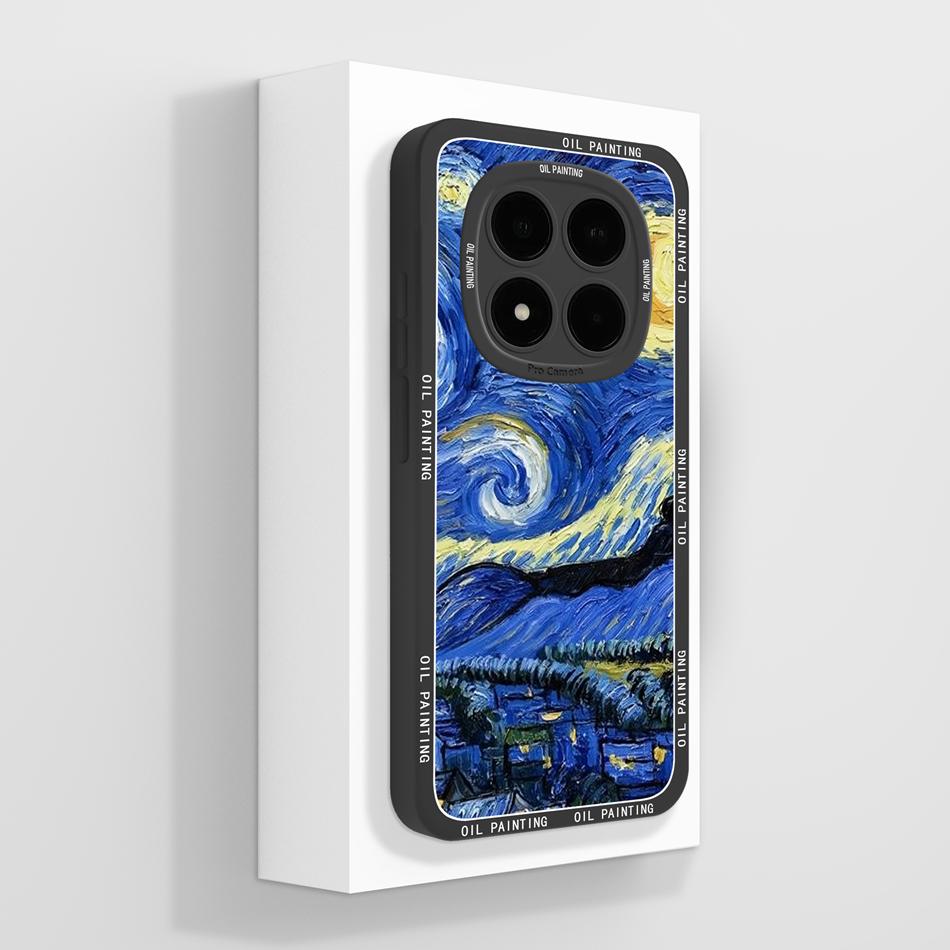 Hülle Für Redmi Note 15 Pro Plus Künstlerischer Stil Vollständige Abdeckung Funda Für Redmi Note15 Hüllen Weicher Flüssigsilikon Handy-Schutz