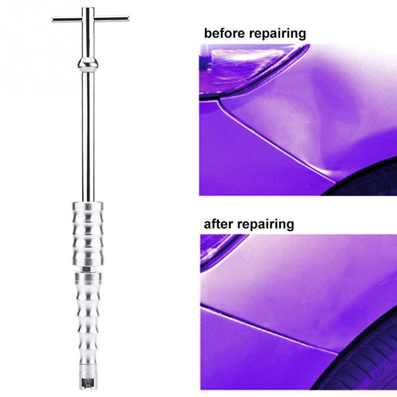 Ruční stahovák s posuvným kladivem ve tvaru T. Nástroj na odstranění důlků na karoserii Bezbarvý ruční nástroj na opravu