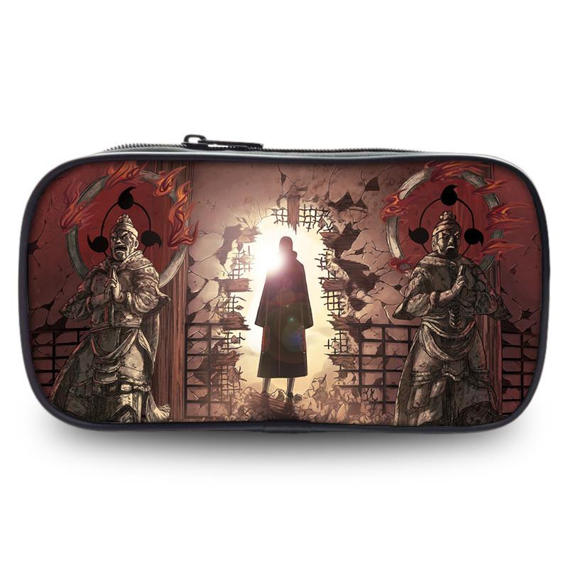 Naruto Themed Anime Printed Student Single Layer Stationery Storage Bag Pencil