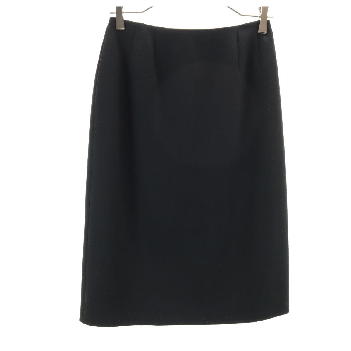 

FOXEY BOUTIQUE Made in Japan wool Midi length skirt 42 black Women Used