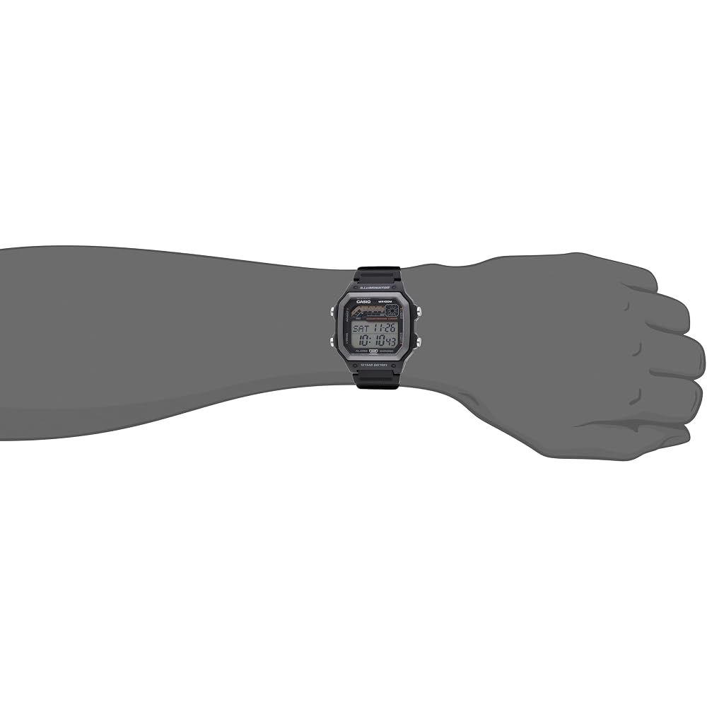 Casio WS1600H Series | Men's Watch | Sport Design | Stopwatch | Countdown Timer | LED Afterglow L...