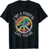 I Got Peaceful Easy-Feeling Tie Dye Hippie 1960s Peaceful T-Shirt