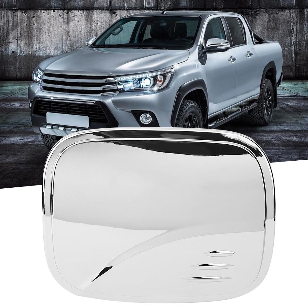 Fuel Tank Cap Cover Electrosilvering Trim Car Sticker Fit for Toyota Hilux Revo 4WD 20152017