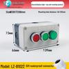 IP65 Waterproof Button Box with Emergency Stop & Indicator Light - 12345-Hole Plastic Enclosure