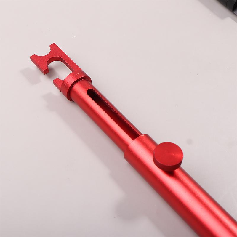 מוט תמיכה להברקת רכב מוט תמיכה אלומיניום נשלף מוט קיבוע לדלת רכב מוט תמיכה מתארך מתכוונן לאוטו