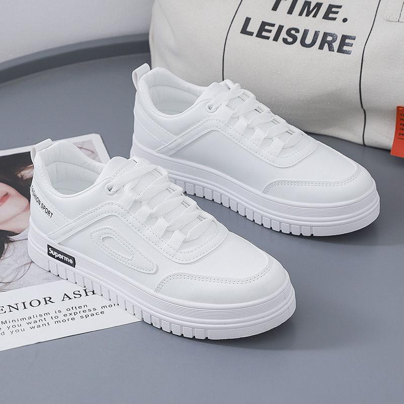 

22 Spring and Autumn Student Casual Flat New Summer Board Shoes 40 білий