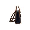 Michael Kors MK Mirella Serie 23 Ritssluiting Logo Katoenen Tote Tas Dames tote Blauw 35F2G7ZC5C-INDIGO