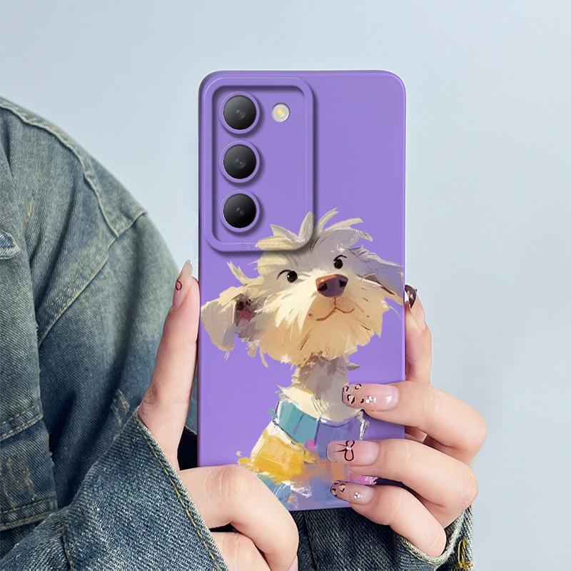 Für Vivo V30 Lite 4G / V40 SE 5G / V30 SE 5G Handyhülle Hülle Weiches Silikon Süß Bemalt Schön Bedruckt Schutz-Rückseite