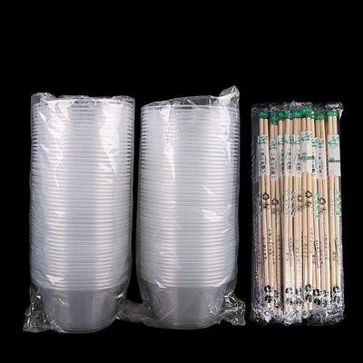 Disposable Plastic Bowl & Chopstick Set