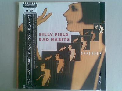 LP Record BILLY FIELD - Bad Habits P11078J WEA 1981 Japan Obi Jazz Used