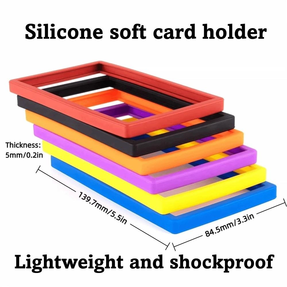 PSA Rating Card Soft Case Silicone Shock Absorption 35PT Protective Case Tight Fit Lightweight Card Holder Drop-resistant