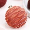 35pcs Flocked Christmas Velvet Ball Pendant Reusable Xmas Tree Ornaments  Xmas Party Favors